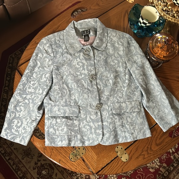 Vintage Blue Blazer Jacket - Picture 9 of 16